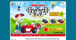 Desktop Screenshot of kidscarsireland.ie